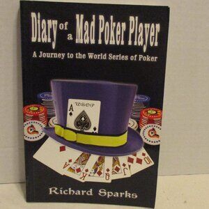 Richard Sparks Diary Mad Poker Player Medium Black White Graphic Biography Book